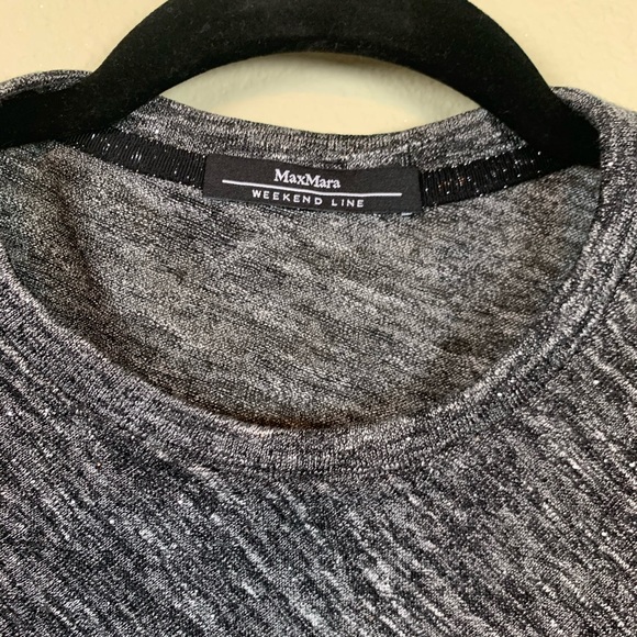 Max Mara Weekend Line Gray Faux Wrap Dress size S - Picture 6 of 6